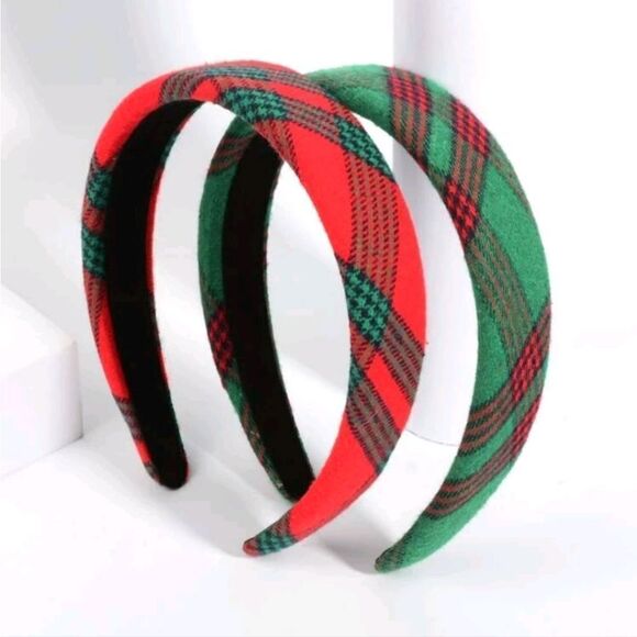 Christmas Plaid Headbands - Picture 4 of 6